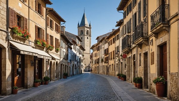 Affiche décorative de saint jean de luz : charme basque